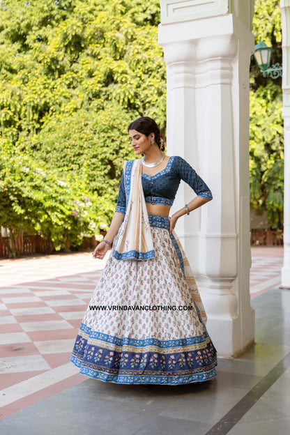 MEGHSHYAM - Gopi skirt set.