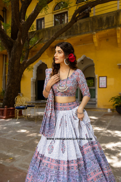 SHWET PUSHP - Gopi Skirt set.