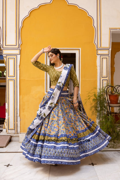 GOVERDHAN - Gopi skirt set.