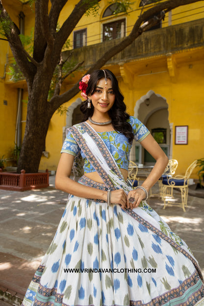VRAJA LEELA - Gopi skirt set.