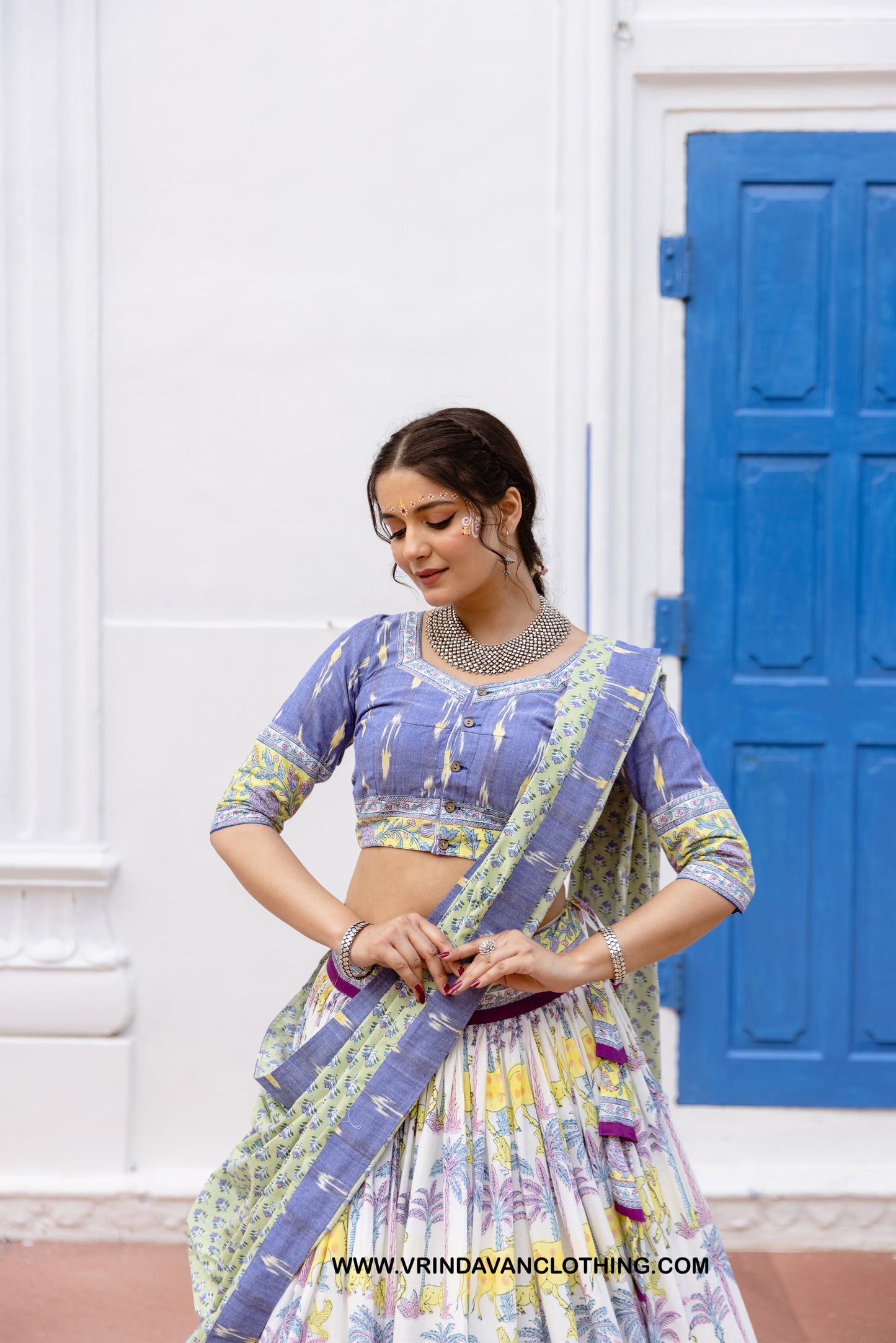 TEJASWINI - Gopi skirt set.