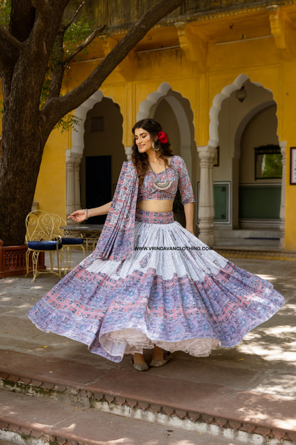 SHWET PUSHP - Gopi Skirt set.