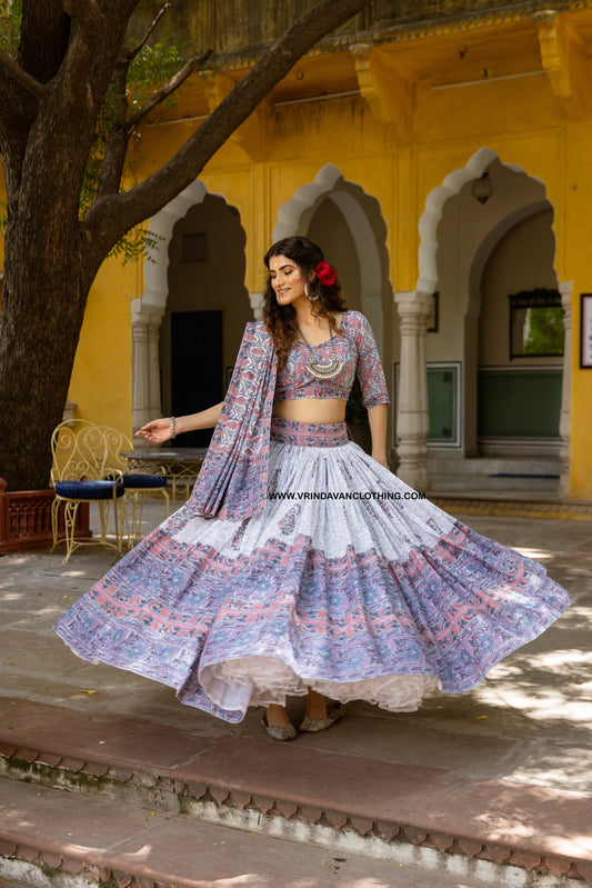 SHWET PUSHP - Gopi Skirt set.