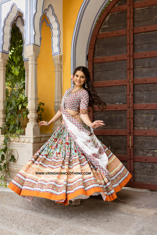 Champakalata - Gopi skirt set.