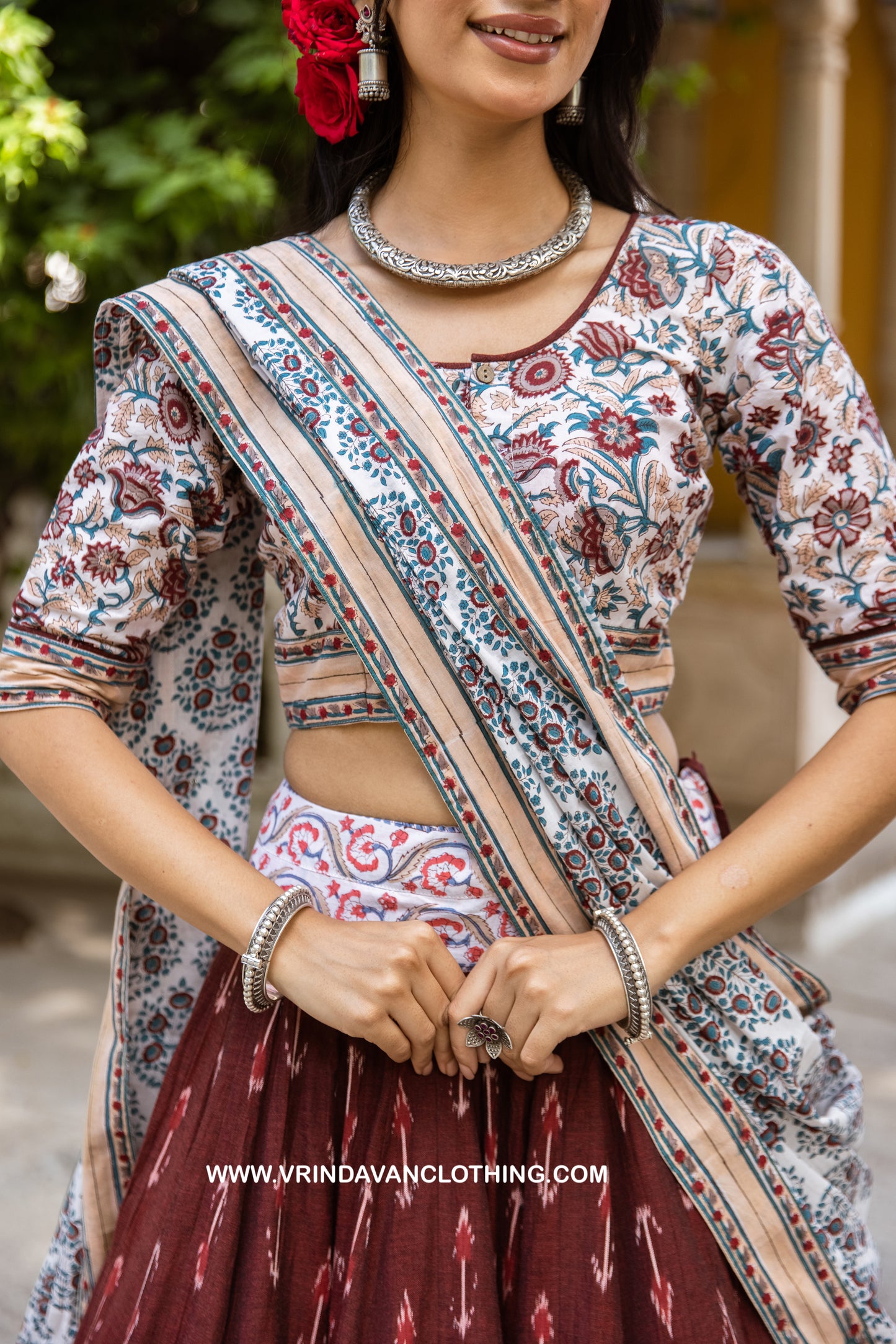 SUBHADRA - Gopi skirt set.
