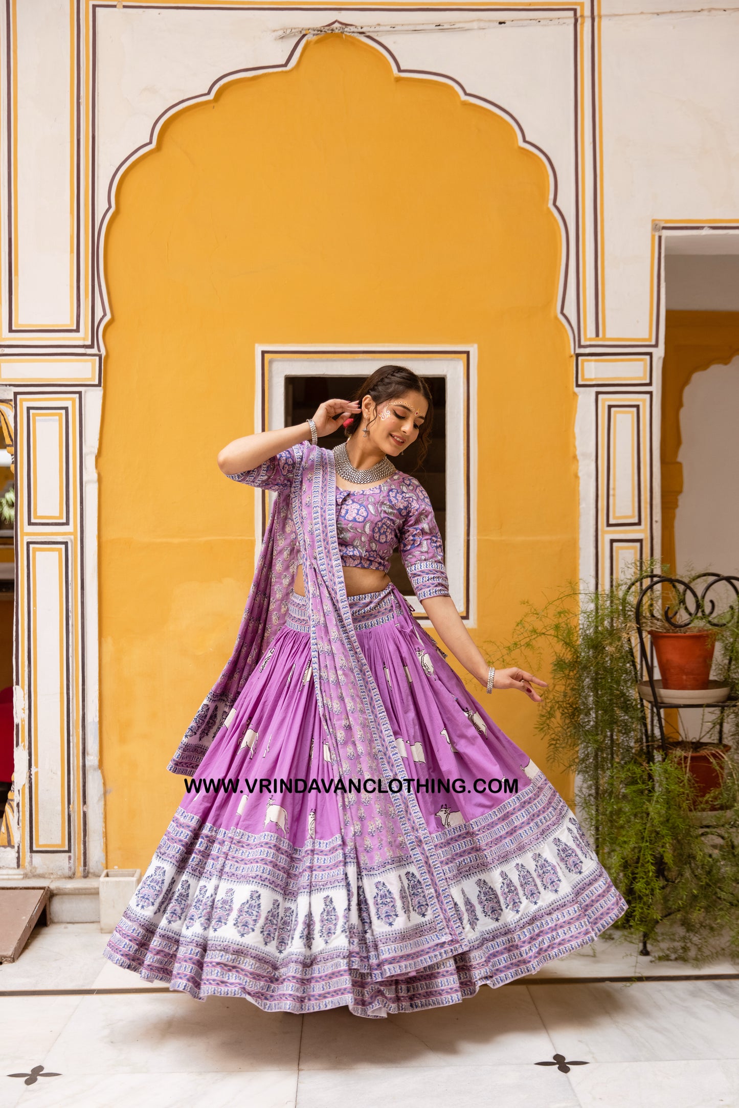 Krishna Priya - Gopi Skirt Set.