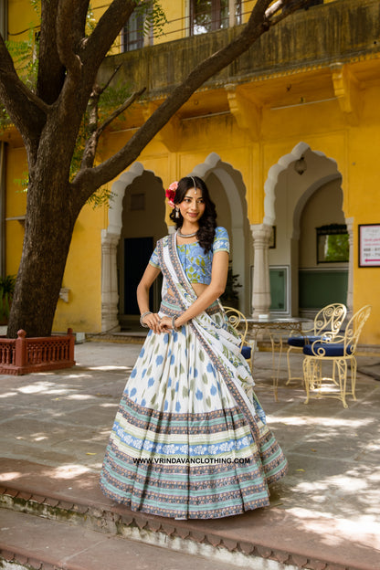 VRAJA LEELA - Gopi skirt set.