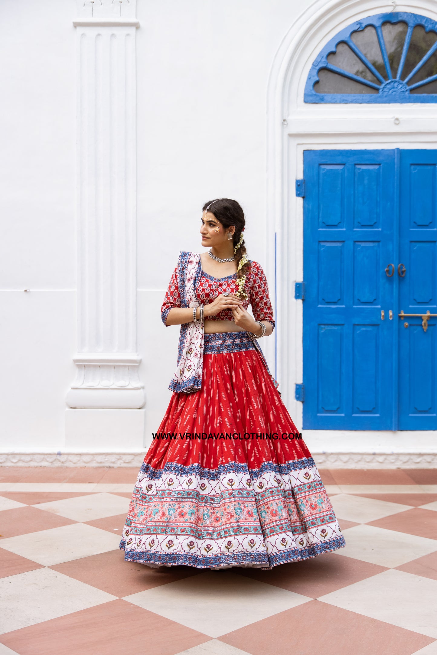 MADHUREE - Gopi Skirt set.
