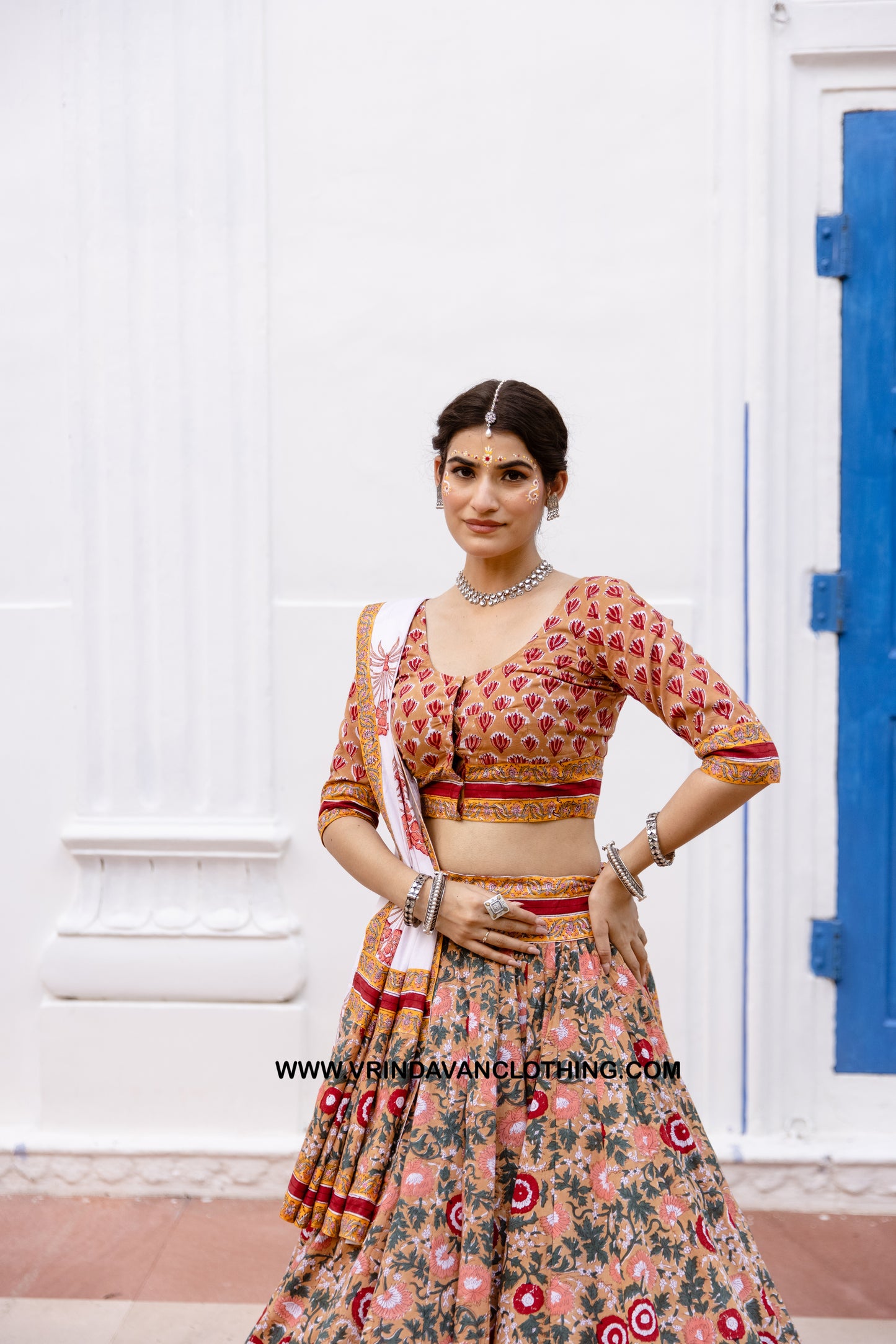 NEELIMA - Gopi Skirt set.