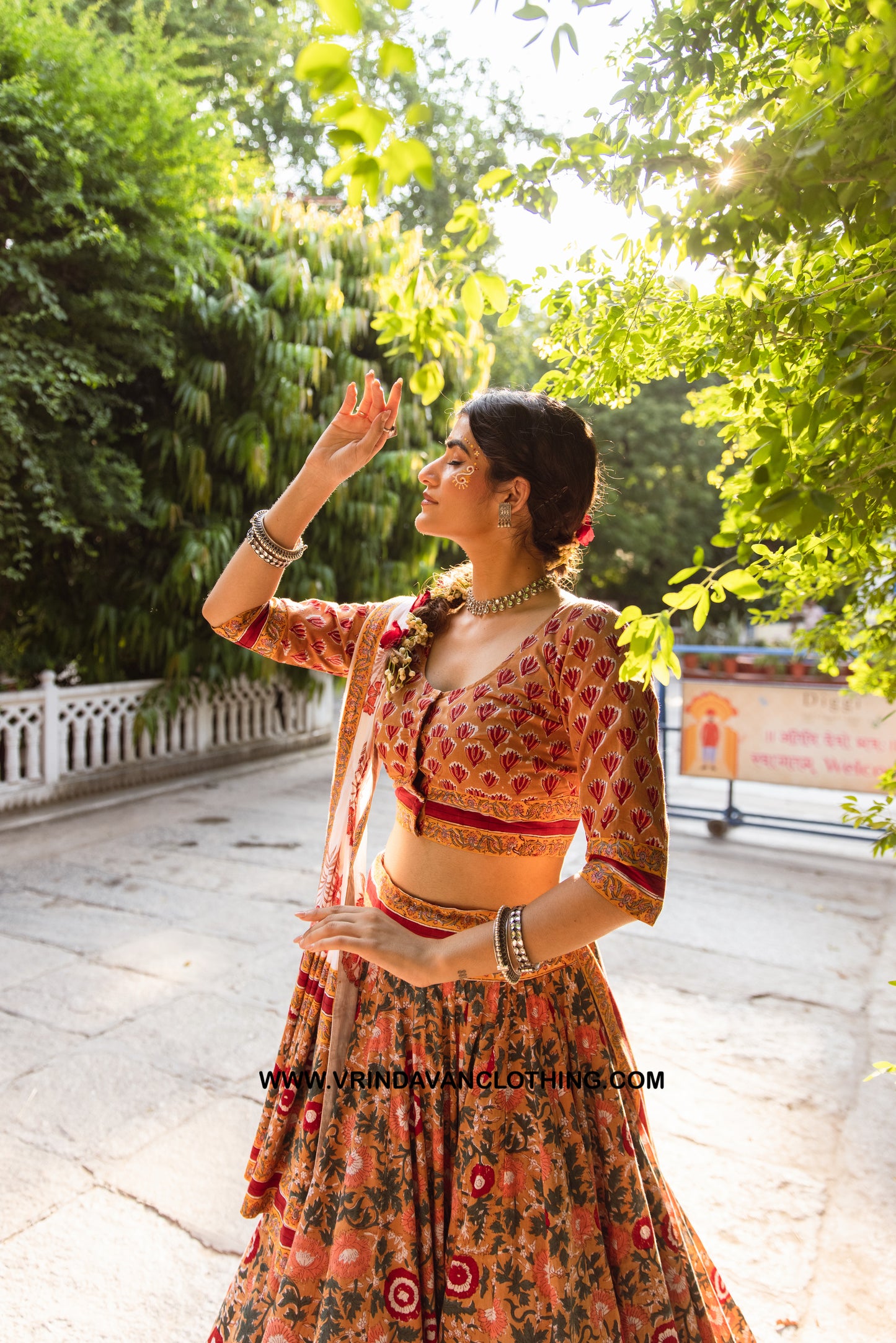 NEELIMA - Gopi Skirt set.