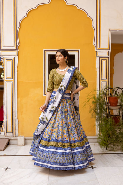 GOVERDHAN - Gopi skirt set.