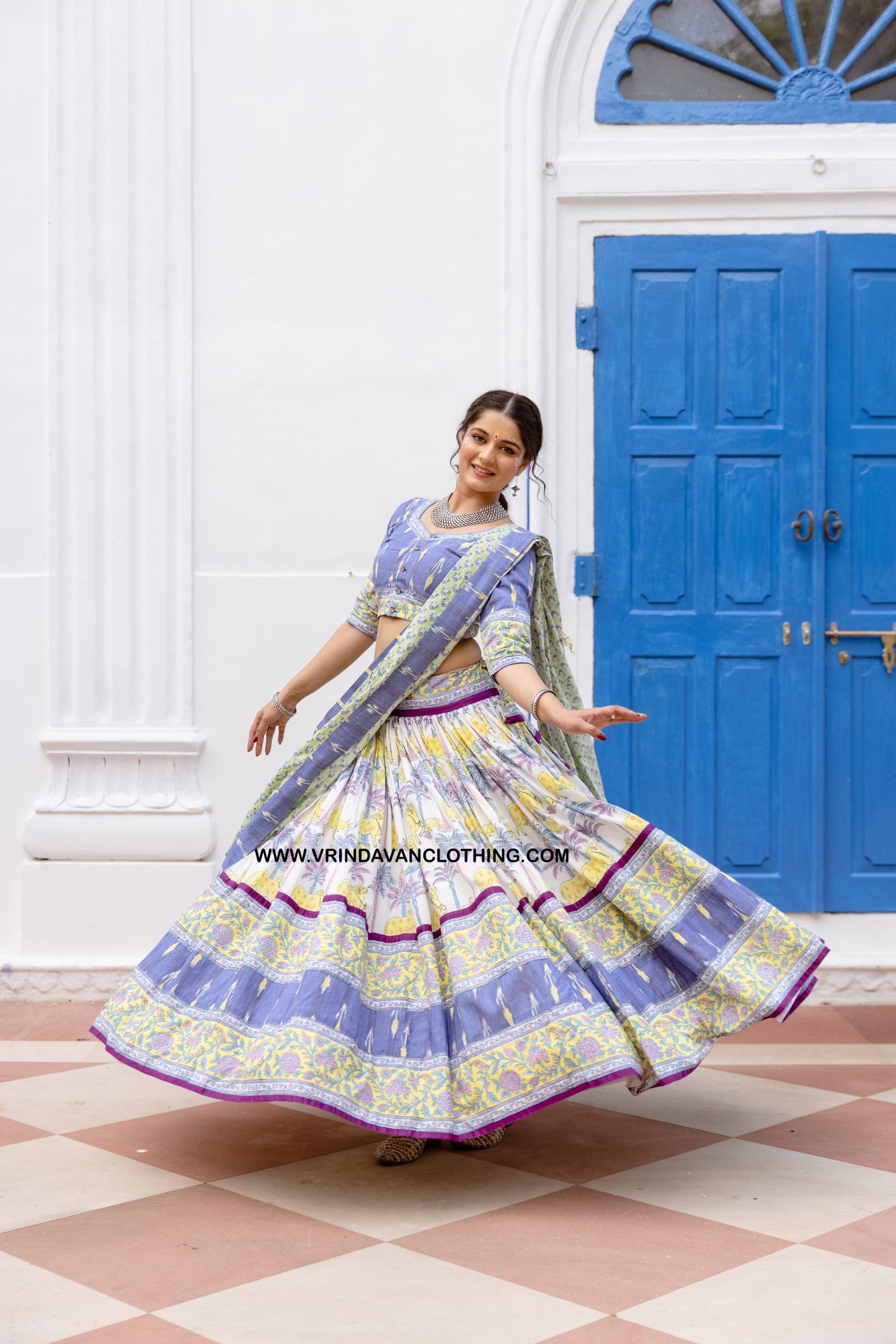 TEJASWINI - Gopi skirt set.