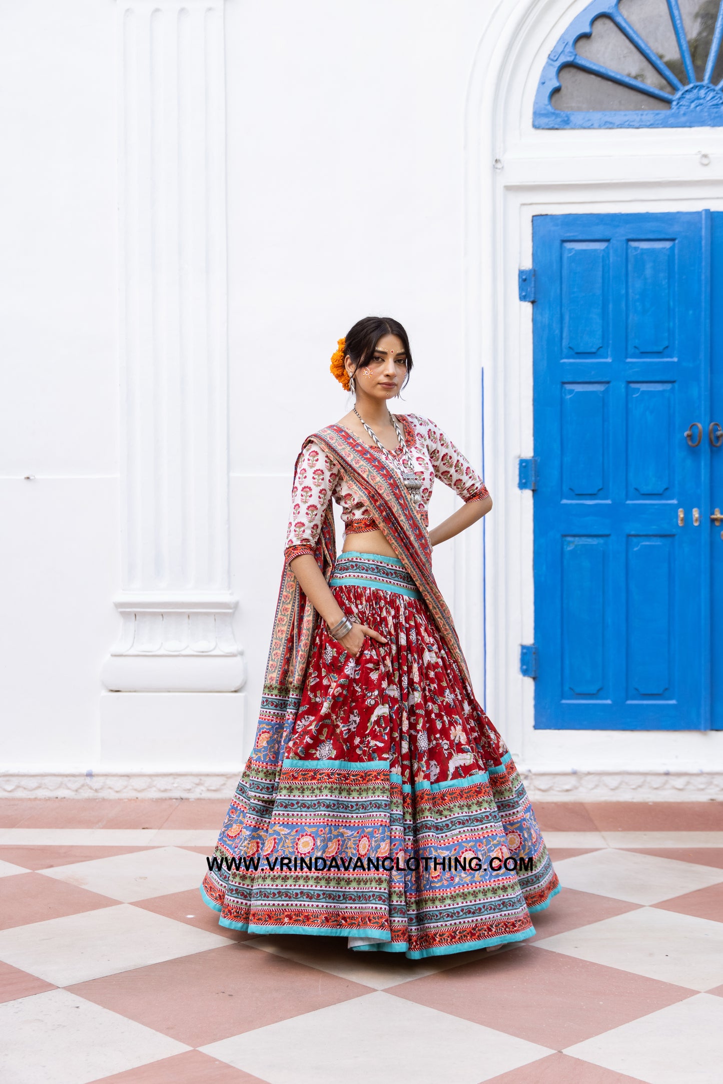 SUPRIYA - Gopi skirt set.