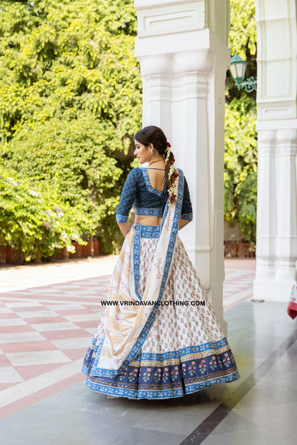 MEGHSHYAM - Gopi skirt set.